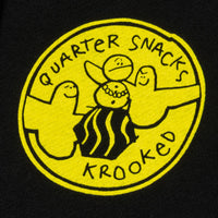 Krooked x Quartersnacks Snackman Hoodie (Black)