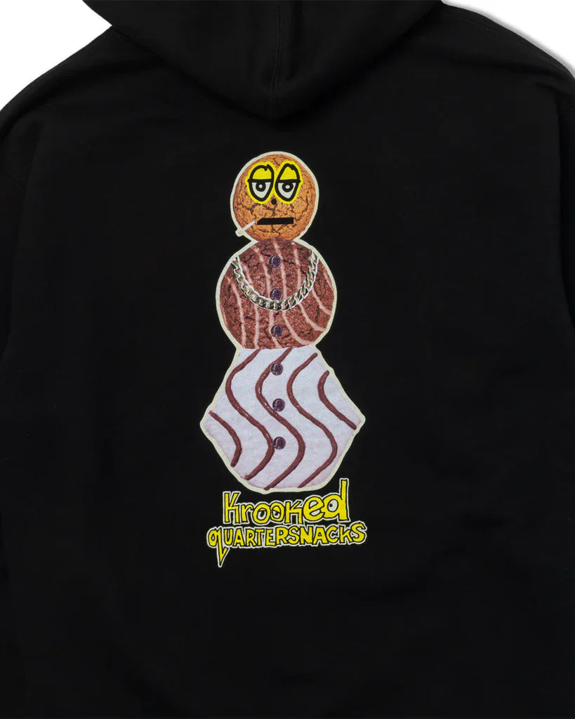 Krooked x Quartersnacks Snackman Hoodie (Black)
