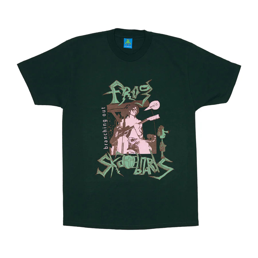 Frog Branching Out Bootleg T-Shirt (Forest)