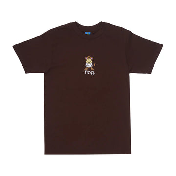 Frog Krazy Monk T-Shirt (Brown)