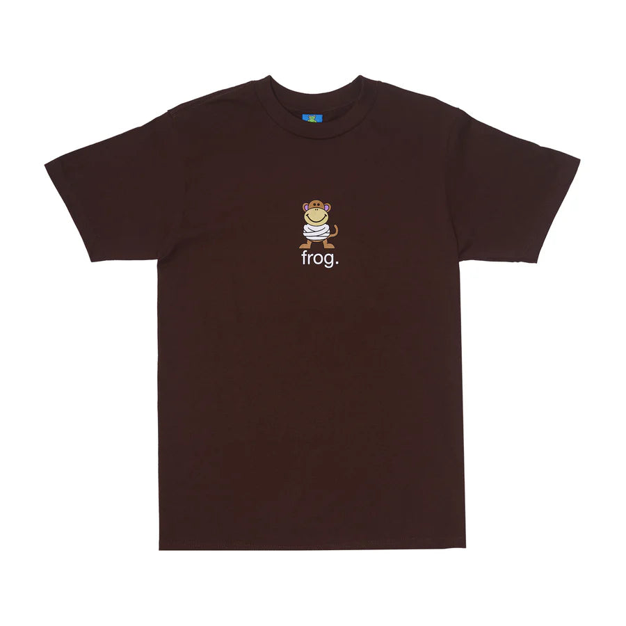 Frog Krazy Monk T-Shirt (Brown)