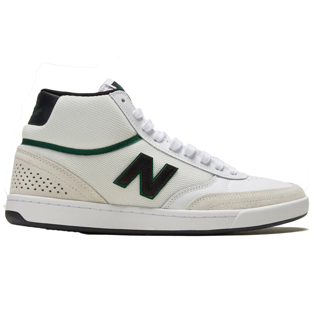 New Balance 440 High White Black Green