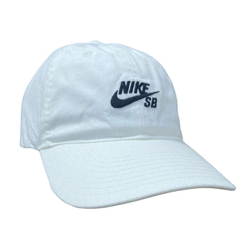 Nike SB Club Unstructured Skate Cap (White)