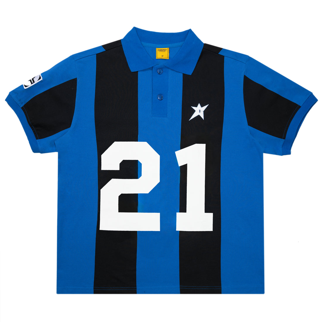 Carpet Polo Jersey (Blue Stripe)