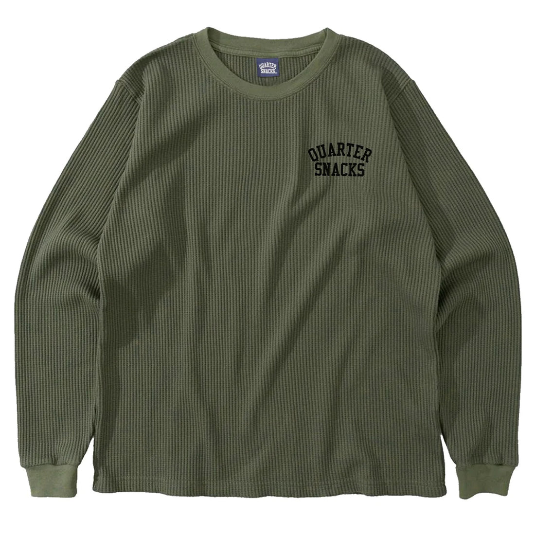 Quarter Snacks Printed Thermal Longsleeve (Olive)