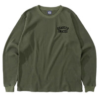 Quarter Snacks Printed Thermal Longsleeve (Olive)