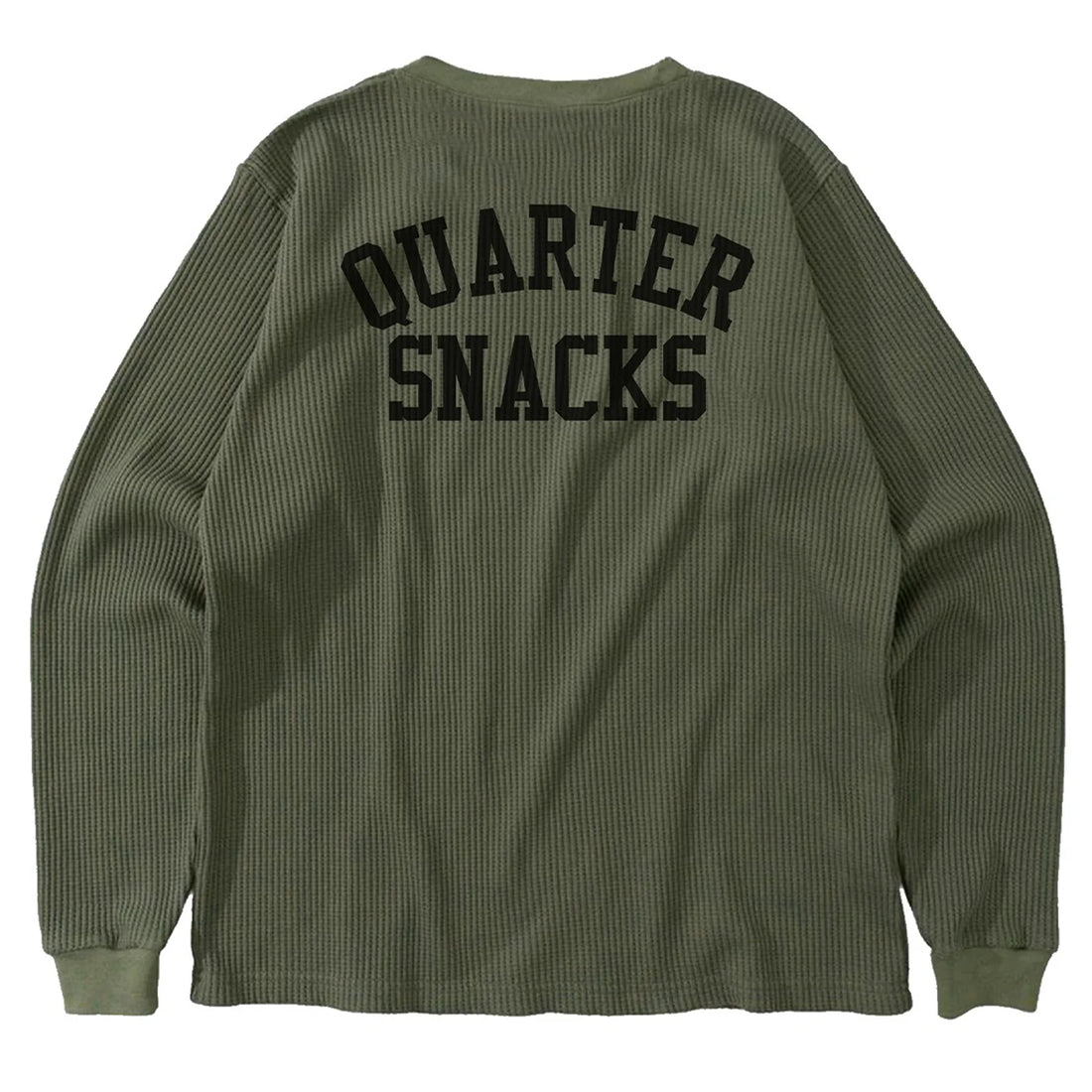 Quarter Snacks Printed Thermal Longsleeve (Olive)