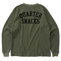 Quarter Snacks Printed Thermal Longsleeve (Olive)