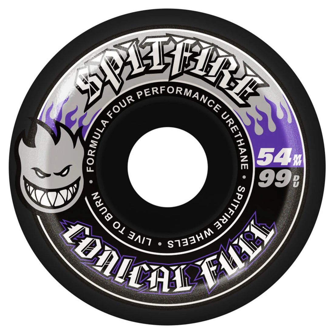 Spitfire Formula Four Conical Full Wheels 99Du 54mm (Black)