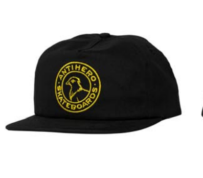 Anti Hero Basic Pigeon Snapback (Black)