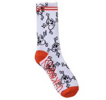 Krooked Style Socks (White)