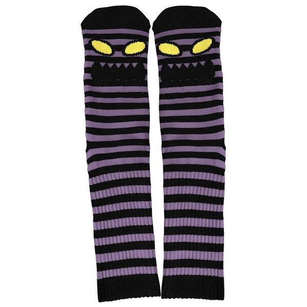 Toy Machine Monster Stripe Socks (Purple