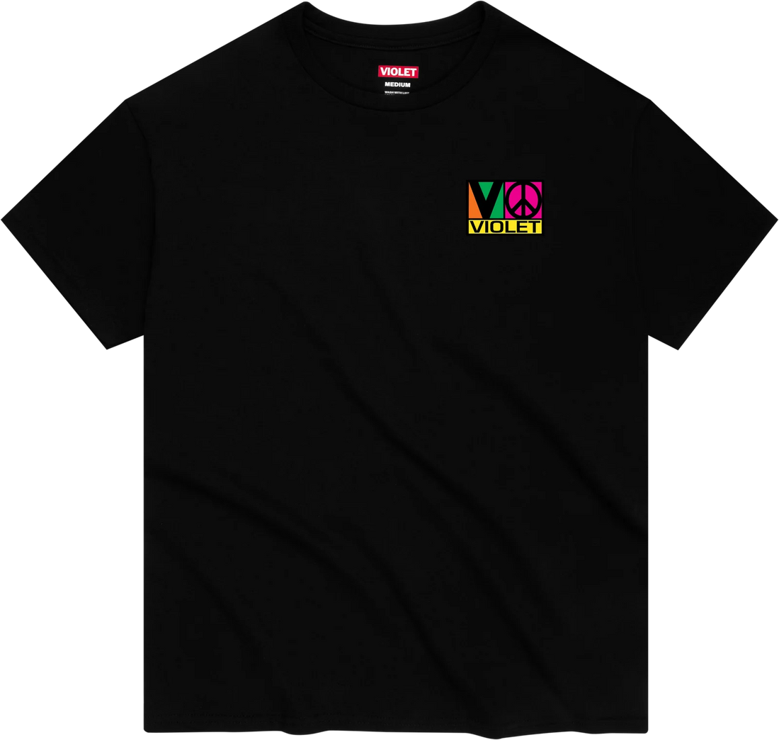 Violet Block Team T-Shirt (Black)