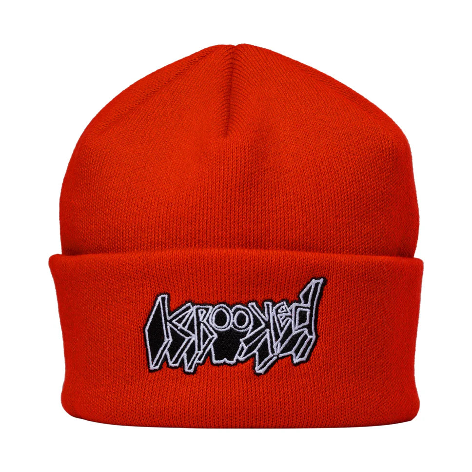 Krooked VW Cuff Beanie (Red)
