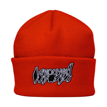 Krooked VW Cuff Beanie (Red)
