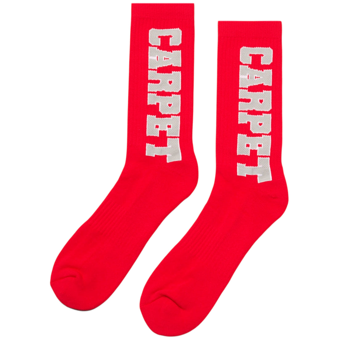 Carpet Varsity Socks (Red)