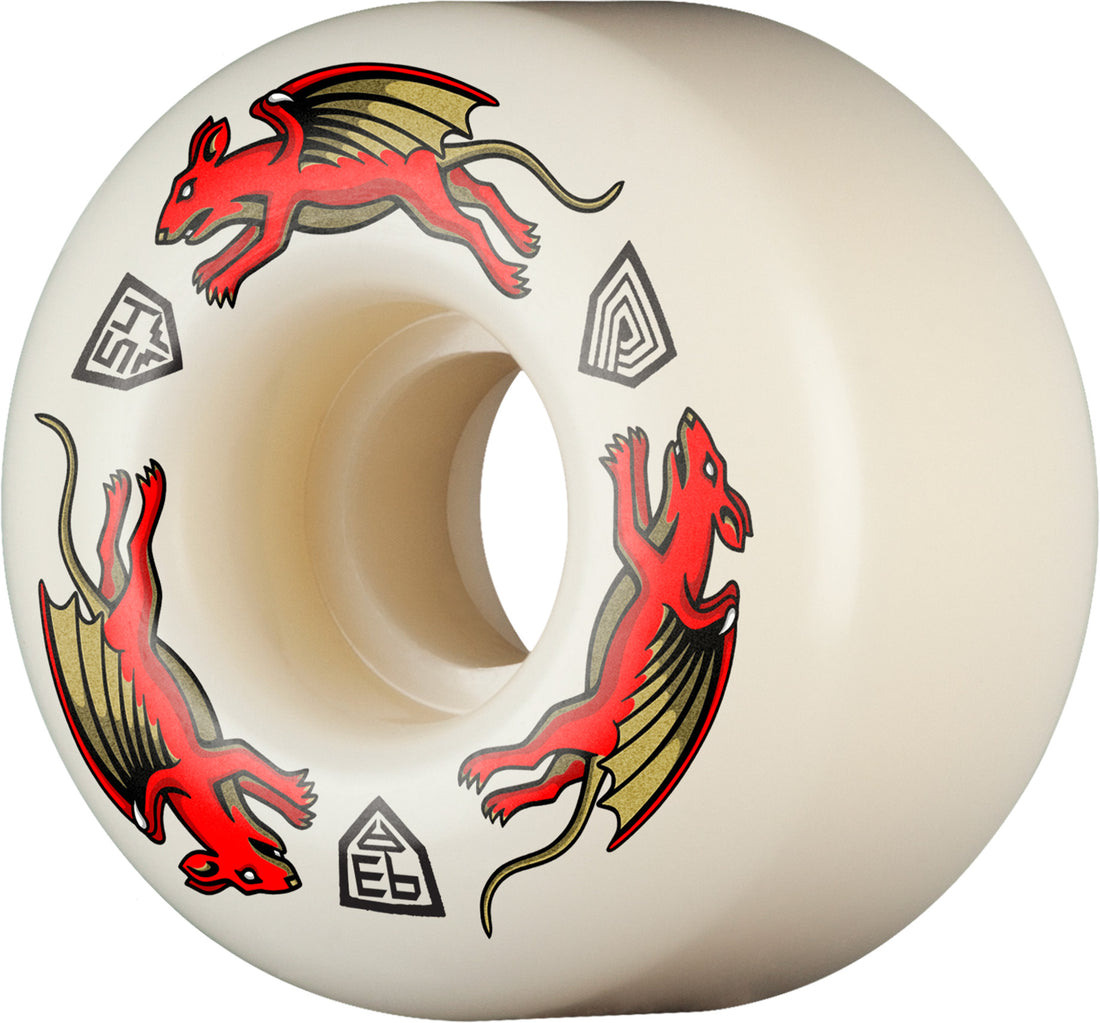 Powell Peralta Nano Rat Dragon Formula V4 Wheels 93a (Red)