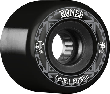 Bones ATF Rough Rider Wheels 59mm (Black)