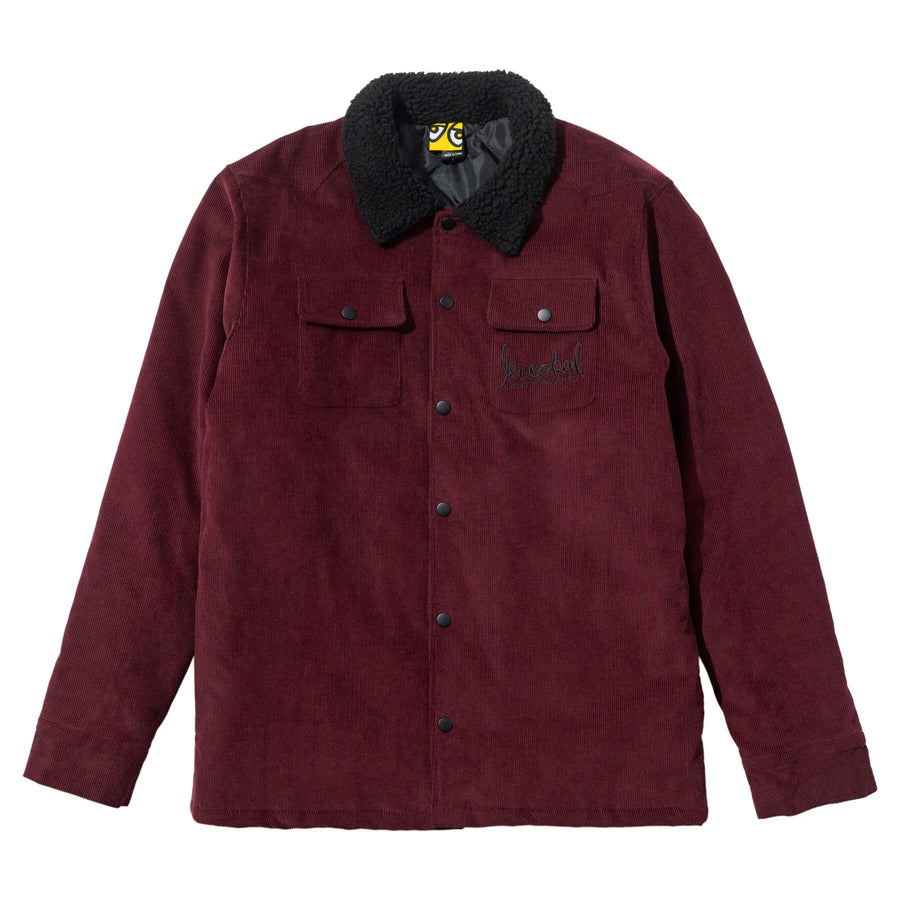 Krooked Skript Jacket (Burgundy)