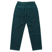 Krooked Eyes Denim Overdye Twill Pants (Green)