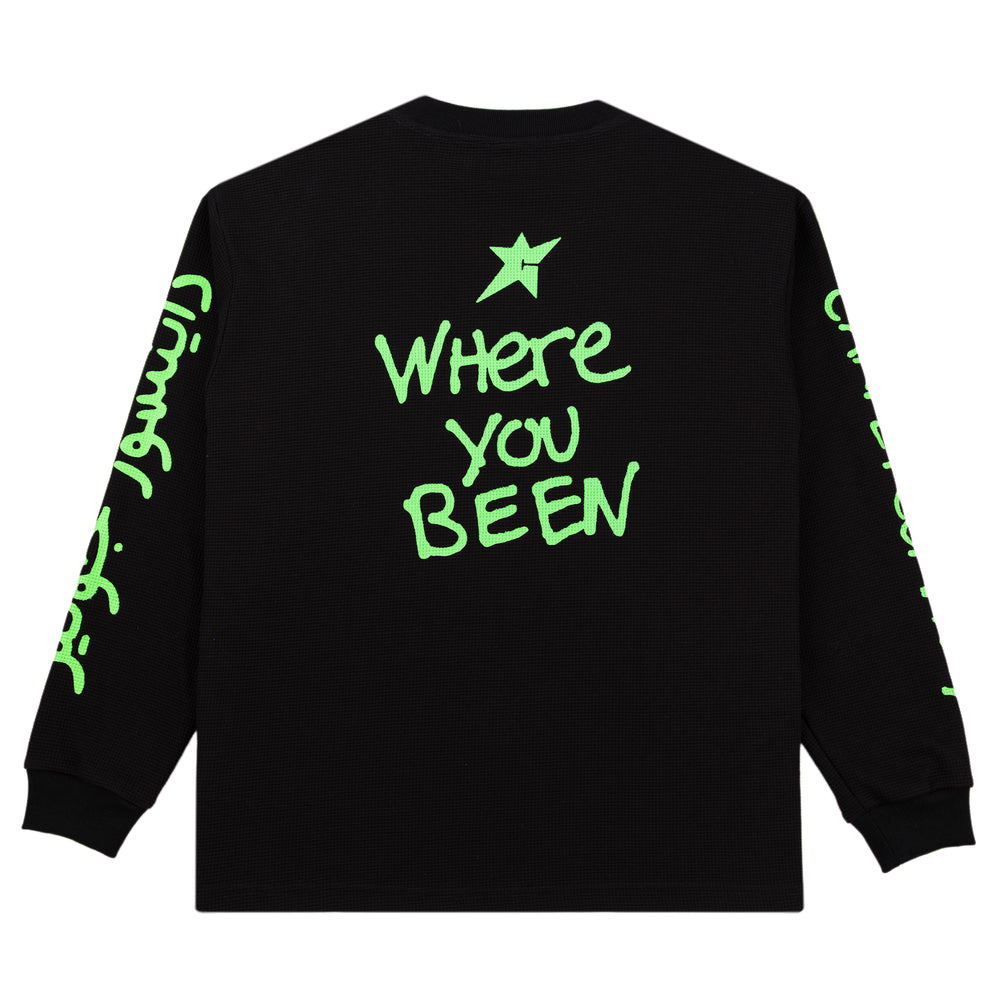 Carpet Where You Been Thermal Long sleeve (Black)