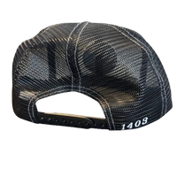 SKATE JAWN FULL MESH SEWER CAP HAT (BLACK)