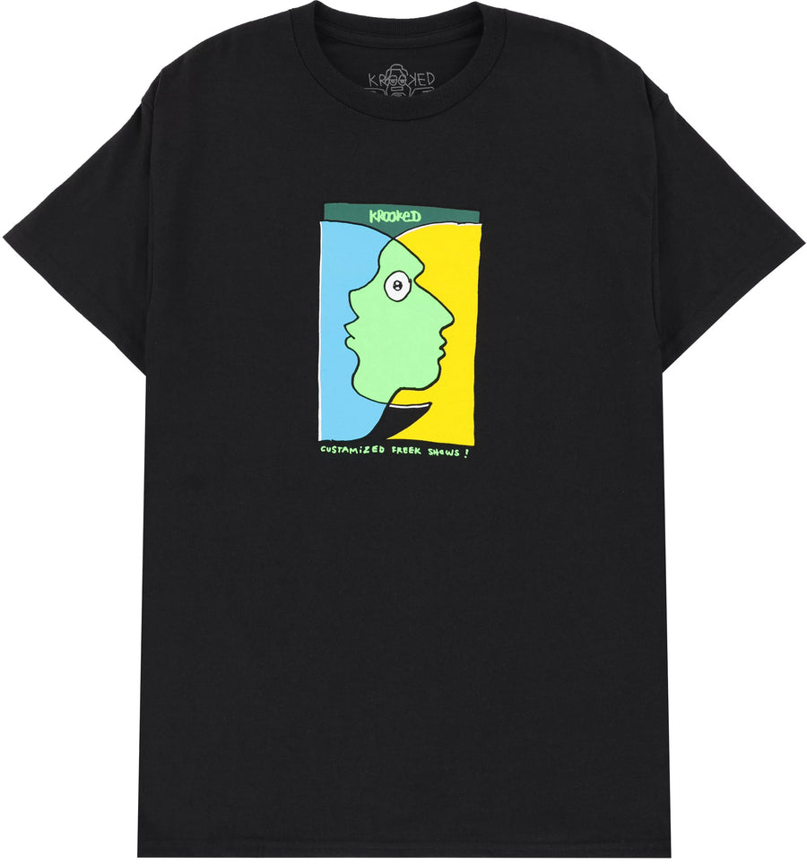 Krooked Freak Shows T-Shirt (Black)