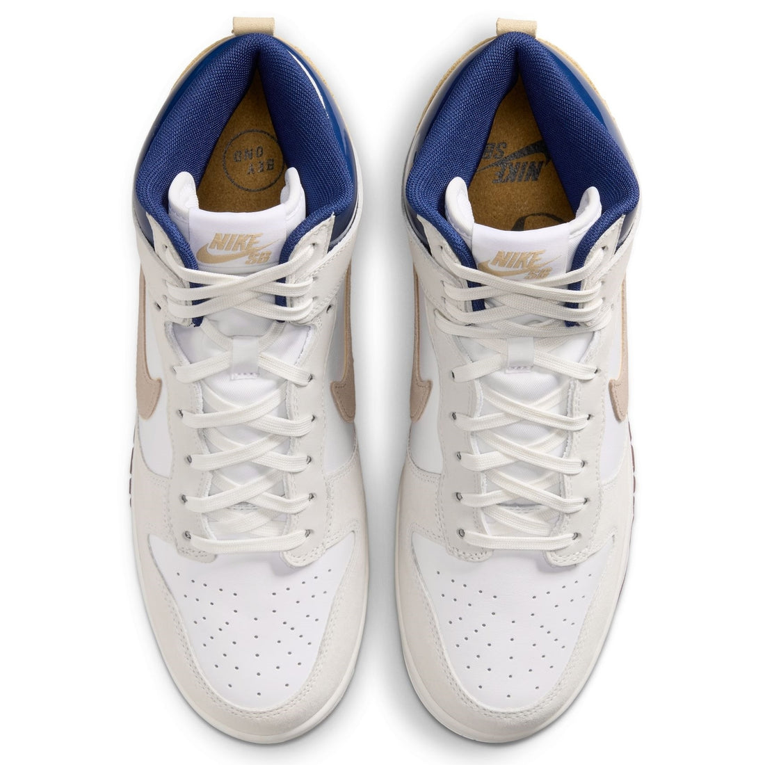 Nike SB Dunk High Pro QS BY (White/Ivory-Sand Dune)