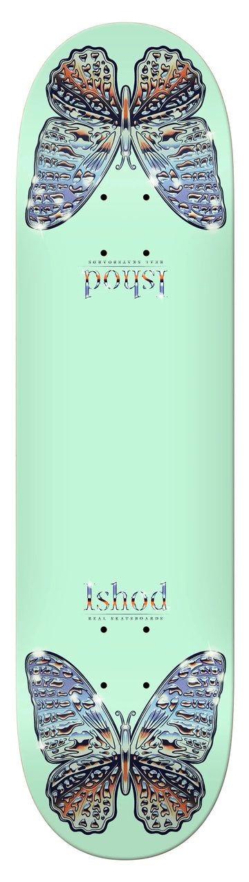 Real Ishod Mariposa Chrome Twin Tail Deck (Teal)