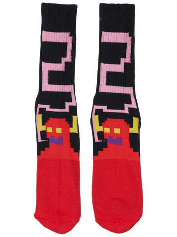 Toy Machine Bitmap Socks (Black)