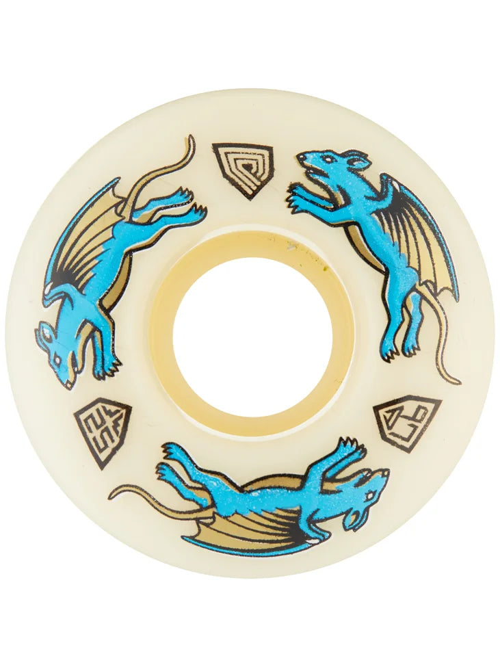 Powell Peralta Dragon Formula Blue 97A Nano Rat (Off White)