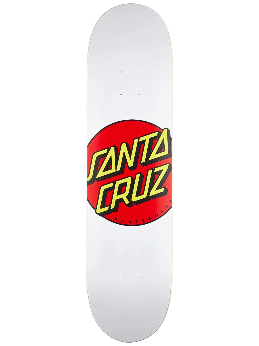 Santa Cruz Classic White Dot Deck 8.0