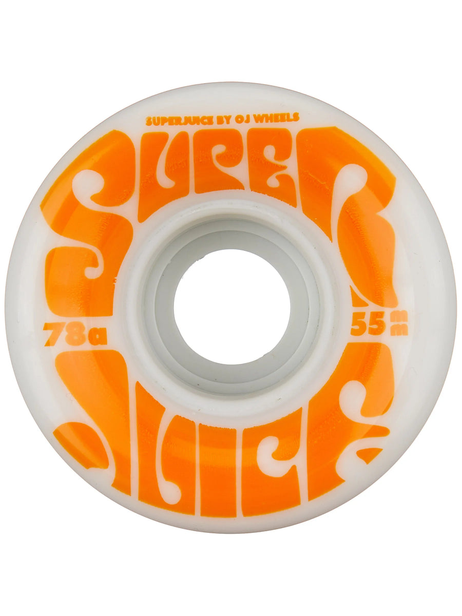 Oj Mini Super Juice Wheels (White/Orange) 78a
