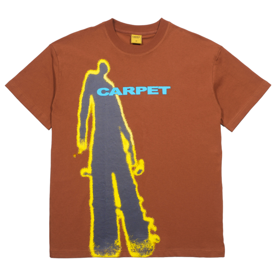 Carpet Shadow Man T-Shirt (Brown)