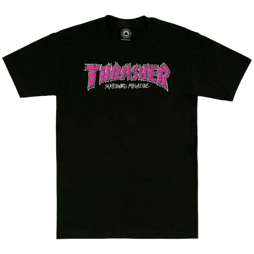 Thrasher Brick T-Shirt (Black)