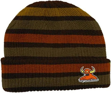 Toy Machine Monster Stripe Beanie (Orange)