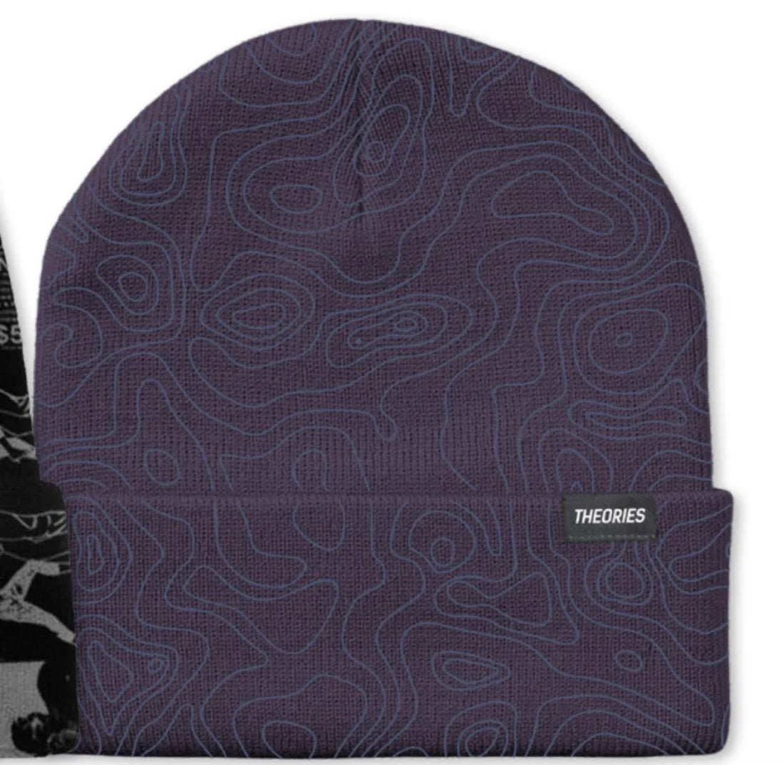 Theories Contour Beanie (Eggplant)