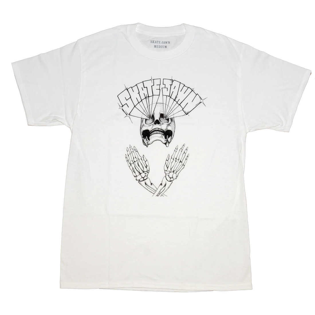 Skate Jawn Lazer Skull T-Shirt (White)