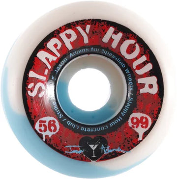 Speedlab Slappy Hour Wheels 56mm (White/Blue)