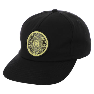 Spitfire Classic Swirl Patch Hat (Black/Yellow)