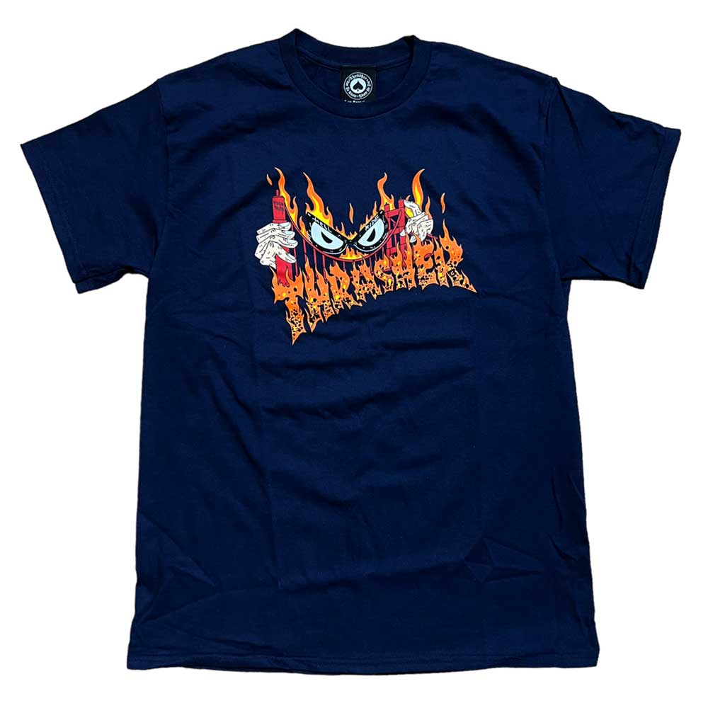 Thrasher Sucka Free T-Shirt (Navy)