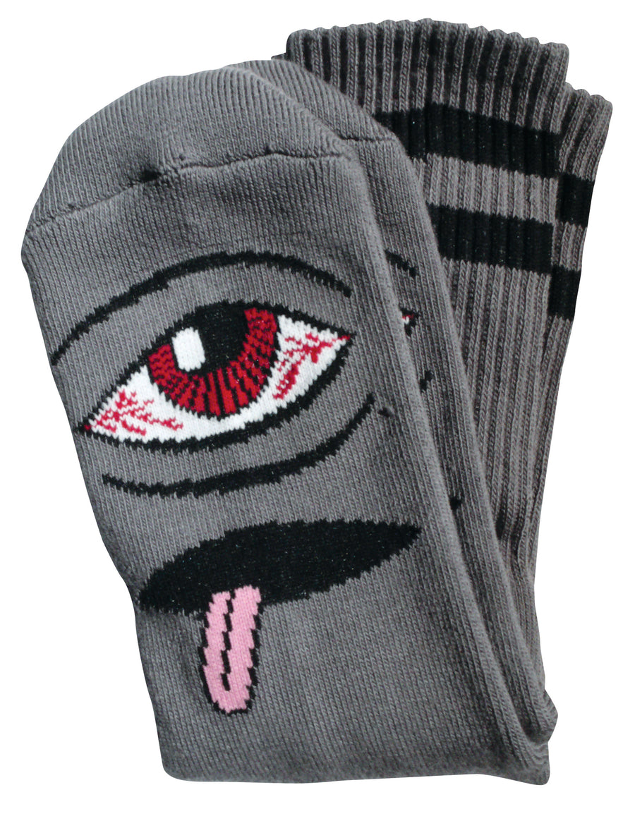 Toy Machine Bloodshot Socks (Grey)