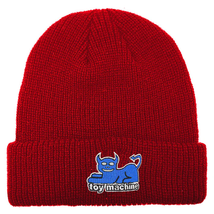 Toy Machine Devil Cat Beanie (Red)