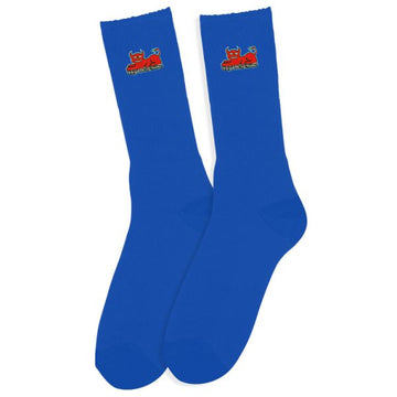 Toy Machine Devil Cat Socks (Blue)