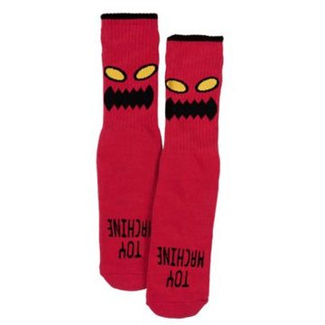 Toy Machine Youth Monster Socks (Red)