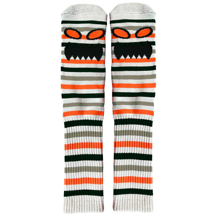 Toy Machine Monster Face Mini Stripes (Grey)