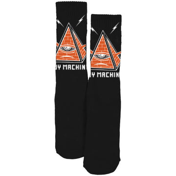 Toy Machine Pyramid Socks (Black)