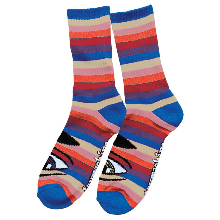 Toy Machine Sect Eye Rainbow Sock