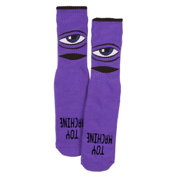 Toy Machine Youth Sect Eye Socks (Purple)