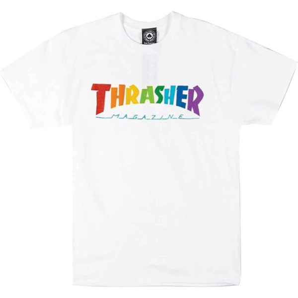 THRASHER RAINBOW SKATE MAG T-SHIRT